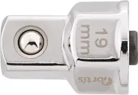Adaptor pentru chei cu clichet, 19mm, 1/2 inch, FORTIS