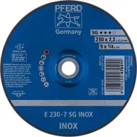Disc de poliizat SG INOX pentru inox, 125x4,1mm, curbat, horse