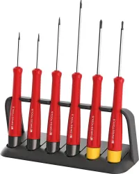 Set de șurubelnițe electronice, 6 bucăți, crestate/PH PB Swiss Tools