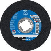 Disc de debitare X-LOCK SG STEELOX pentru otel, inox, 125x1,6mm, drept, PFERD
