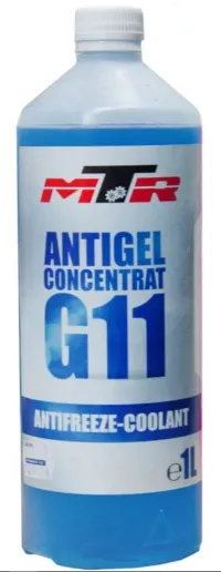 Antigel concentrat albastru, G11, flacon 1L, MTR 