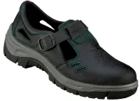 Sandale protectie, Gustrow, negru, cf EN ISO 20345 S1 Basic line, bombeu metalic, mari. 36