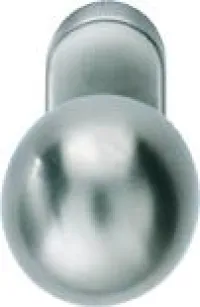 Buton ușă PT, VK8, 07 0802, a.Ros.oval, aluminiu F1