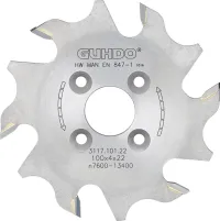 Disc lama circular cu fanta laminata HW, Ø100x22mm, GUHDO