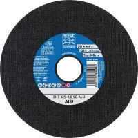 Disc de debitare pentru aluminiu, 115x2,4mm, curbat, PFERD