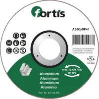 Disc de debitat pentru aluminiu, nemetale, 115x1,0mm, drept, FORTIS